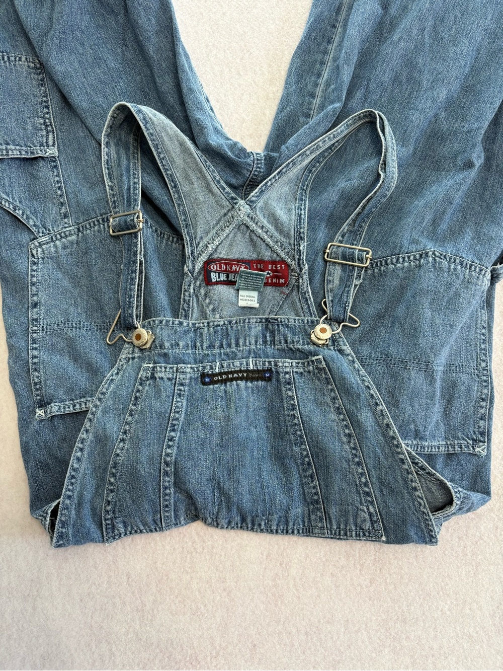 Old Navy Women's Medium Blue Denim Overalls
